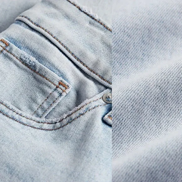 Express Mid Rise Blue Tinted Boyfriend Jeans Brand New With Tag 🏷 - Picture 10 of 16